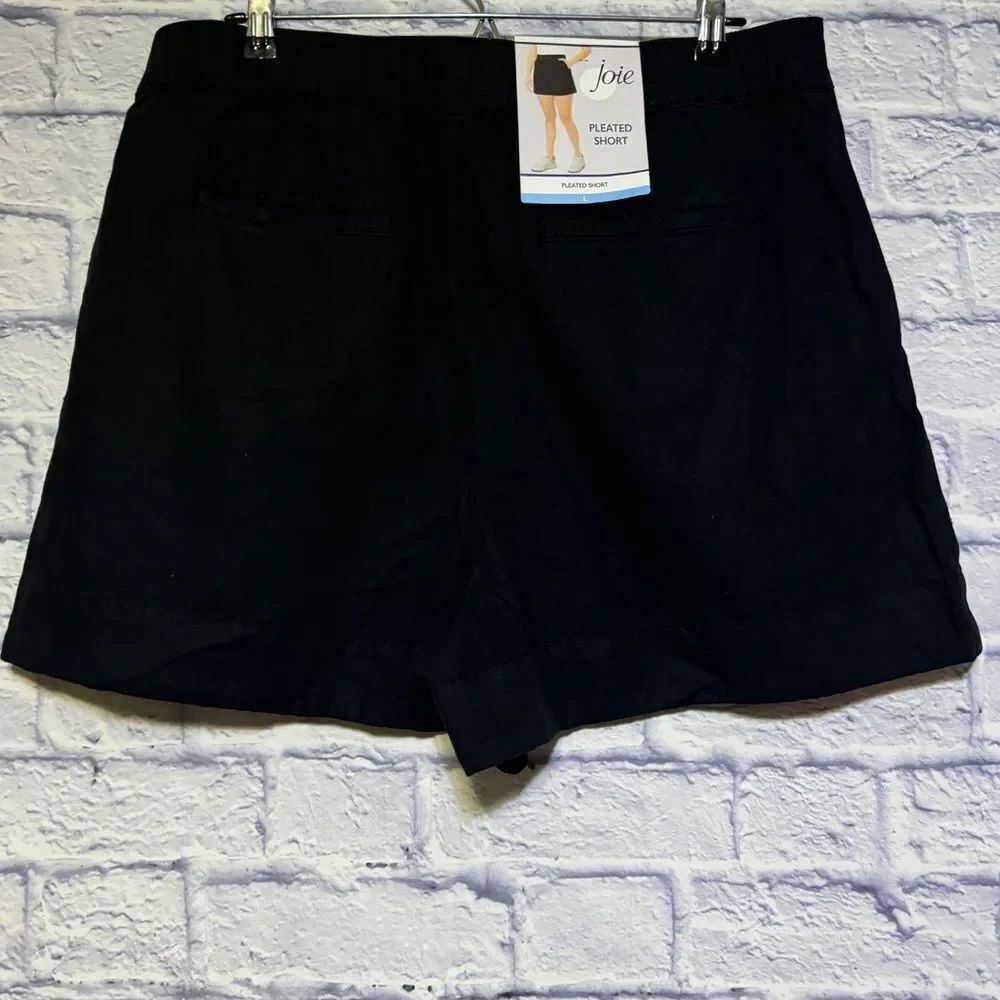 Joie Women's Pleated linen Short NWT
Black color size Large - Picture 6 of 14